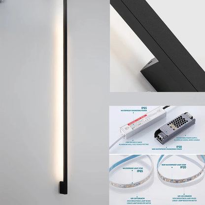 Verthara Premium Minimalist Outdoor Strip Wall Sconce