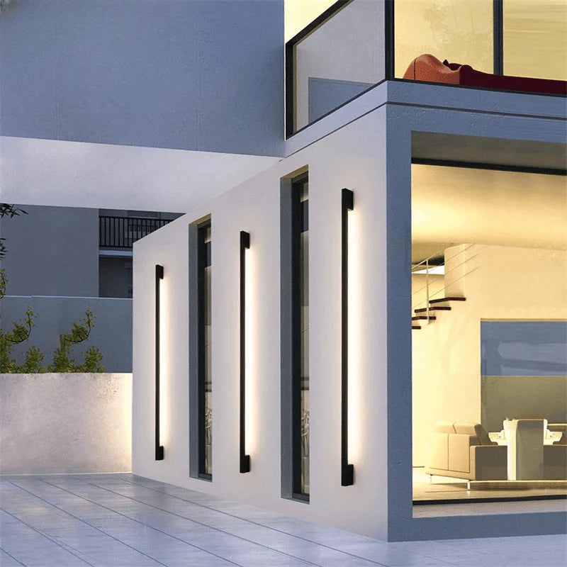 Verthara Premium Minimalist Outdoor Strip Wall Sconce