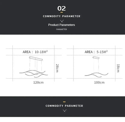 Verthara Premium Minimalist Strip LED Pendant Light