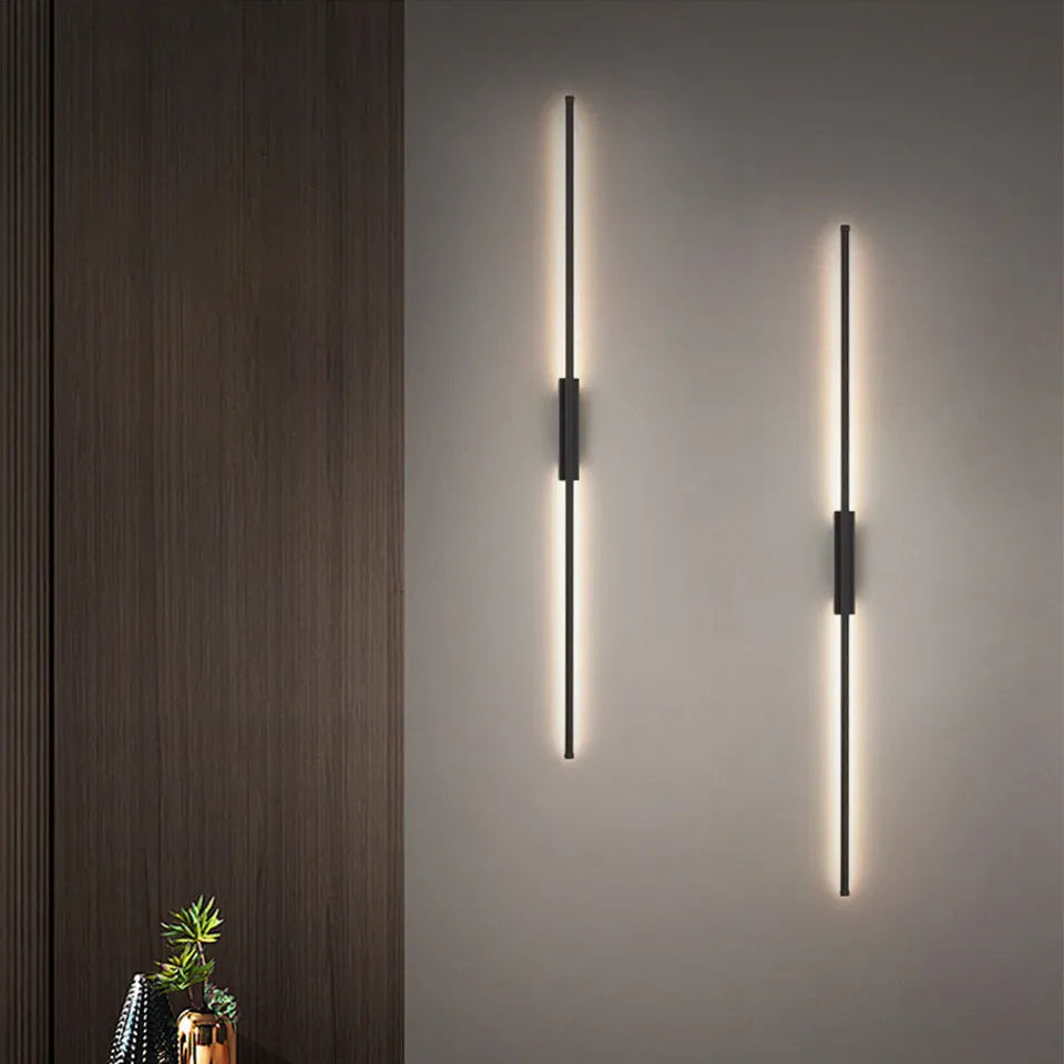 Verthara Premium Minimalist Tube Linear Wall Sconce