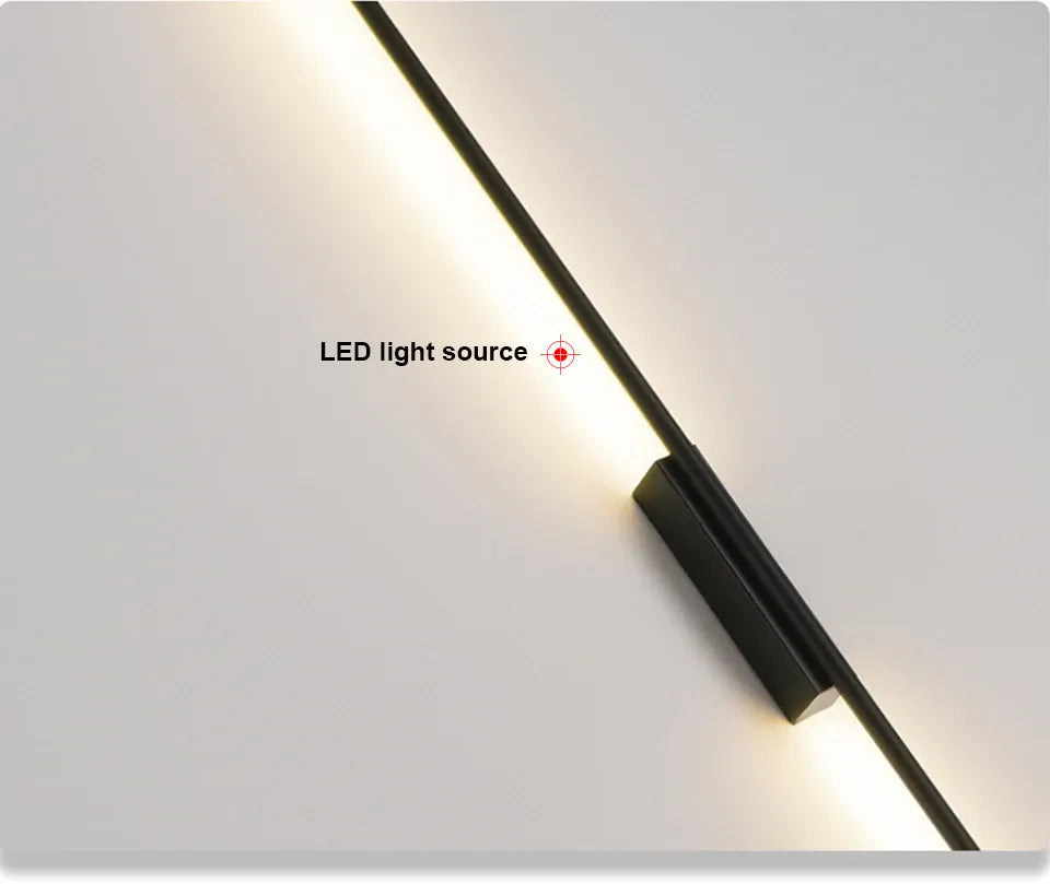 Verthara Premium Minimalist Tube Linear Wall Sconce