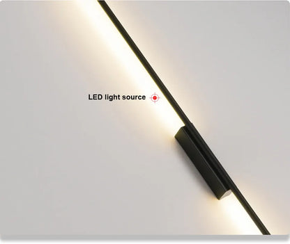 Verthara Premium Minimalist Tube Linear Wall Sconce