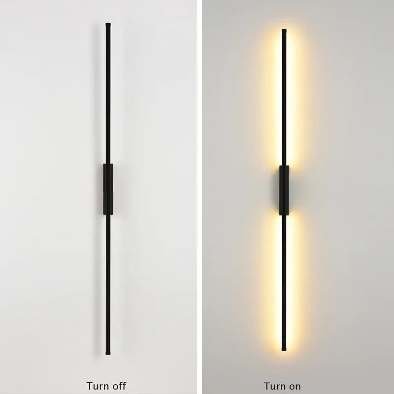 Verthara Premium Minimalist Tube Linear Wall Sconce