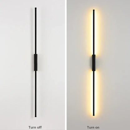 Verthara Premium Minimalist Tube Linear Wall Sconce