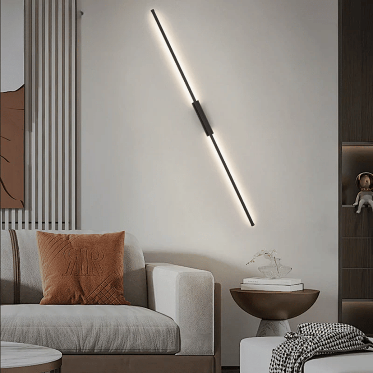 Verthara Premium Minimalist Tube Linear Wall Sconce