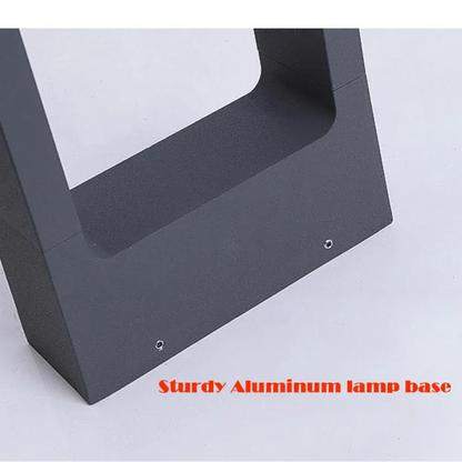 Verthara Premium Modern Aluminium & Glass Outdoor Bollard Light IP65