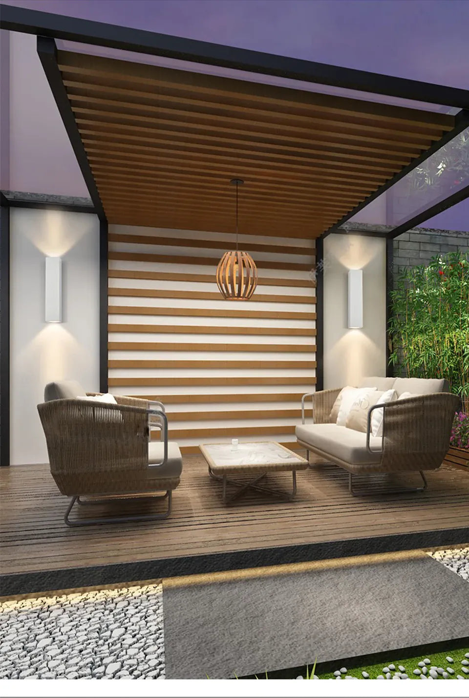 Verthara Premium Modern Aluminium IP67 Outdoor LED Wall Light