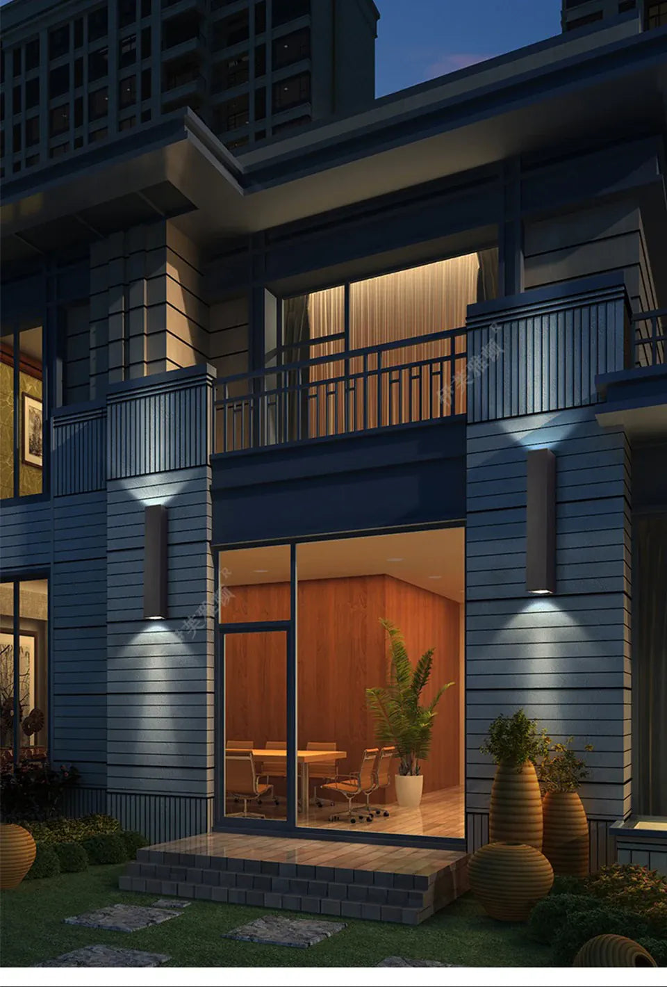 Verthara Premium Modern Aluminium IP67 Outdoor LED Wall Light