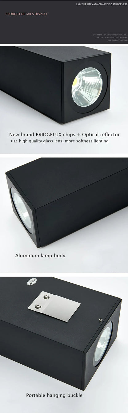 Verthara Premium Modern Aluminium IP67 Outdoor LED Wall Light