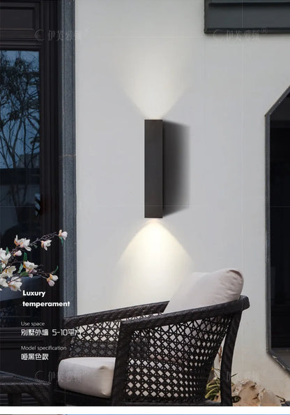 Verthara Premium Modern Aluminium IP67 Outdoor LED Wall Light