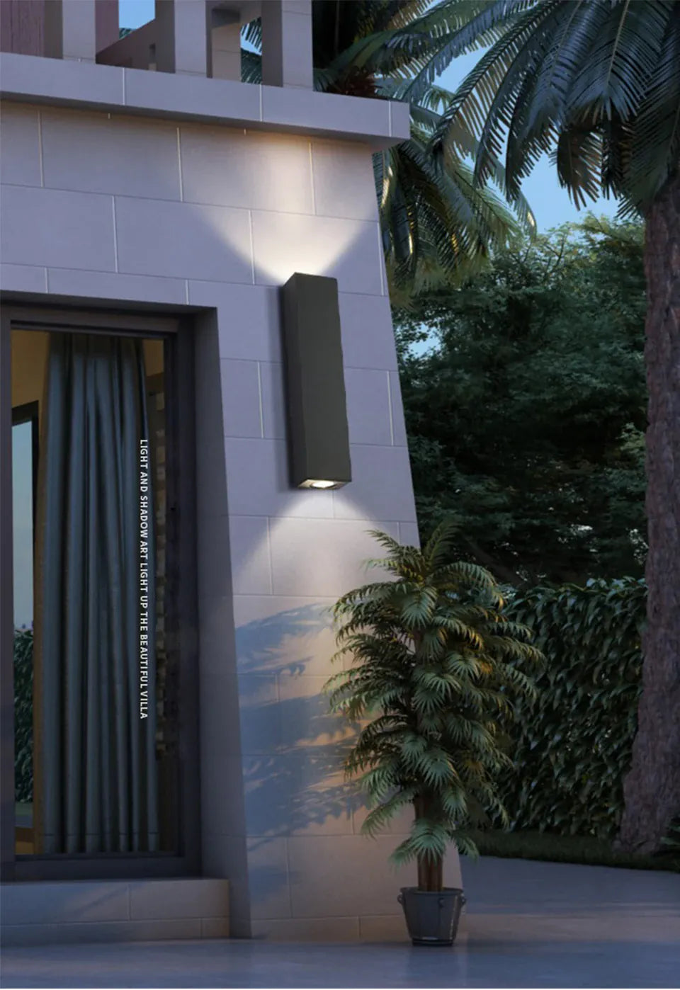 Verthara Premium Modern Aluminium IP67 Outdoor LED Wall Light