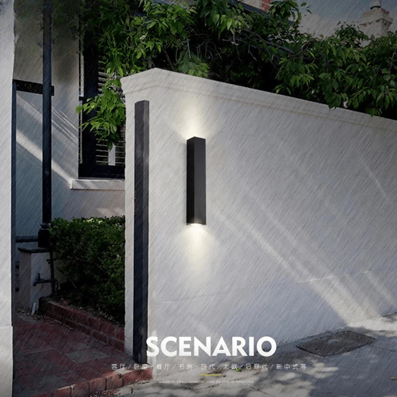 Verthara Premium Modern Aluminium IP67 Outdoor LED Wall Light