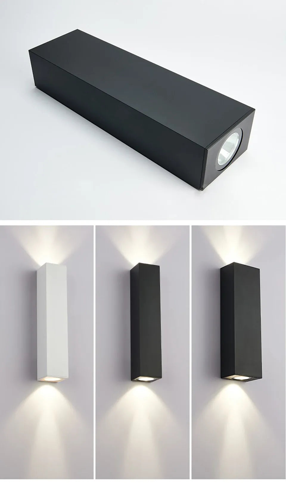 Verthara Premium Modern Aluminium IP67 Outdoor LED Wall Light