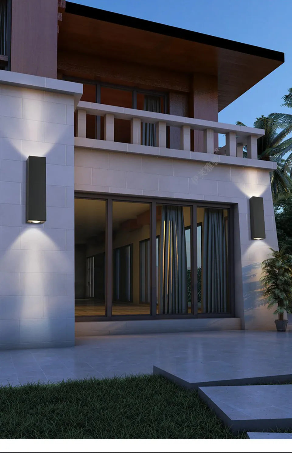 Verthara Premium Modern Aluminium IP67 Outdoor LED Wall Light