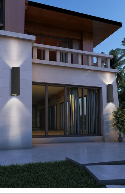 Verthara Premium Modern Aluminium IP67 Outdoor LED Wall Light