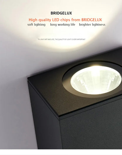 Verthara Premium Modern Aluminium IP67 Outdoor LED Wall Light