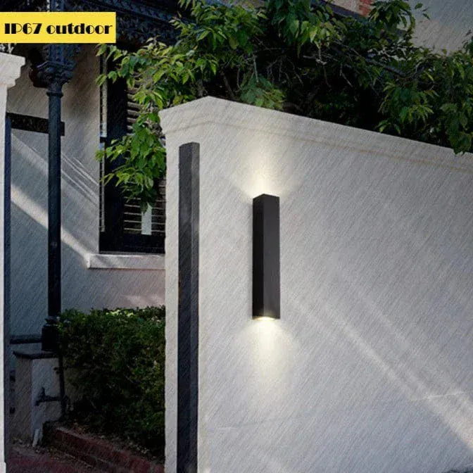 Verthara Premium Modern Aluminium IP67 Outdoor LED Wall Light