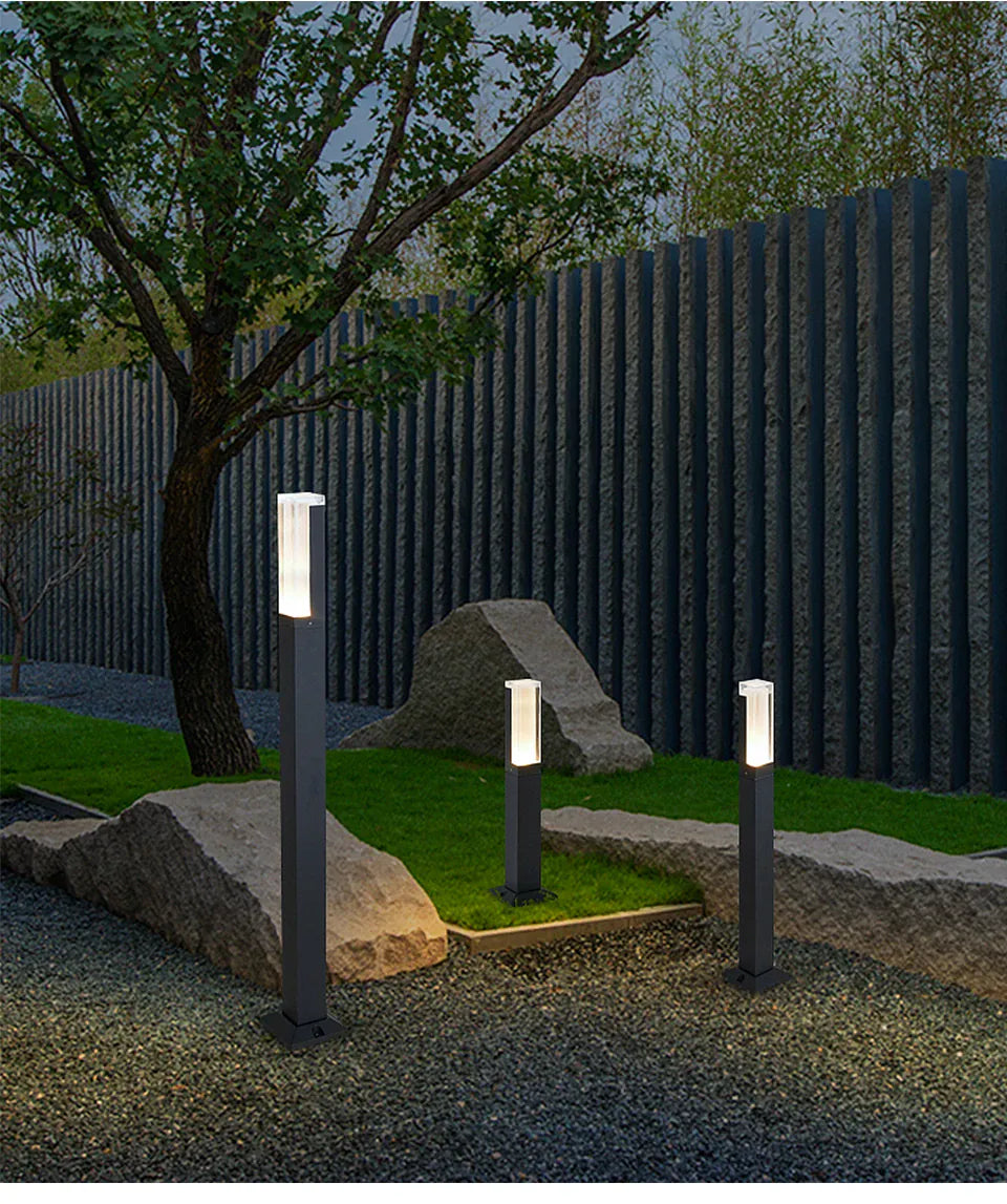 Verthara Premium Modern Aluminium LED Bollard Light IP65 10W
