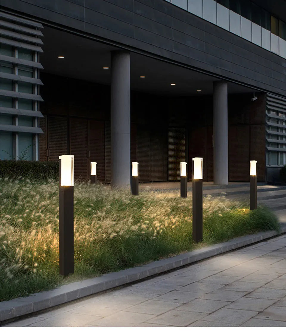 Verthara Premium Modern Aluminium LED Bollard Light IP65 10W