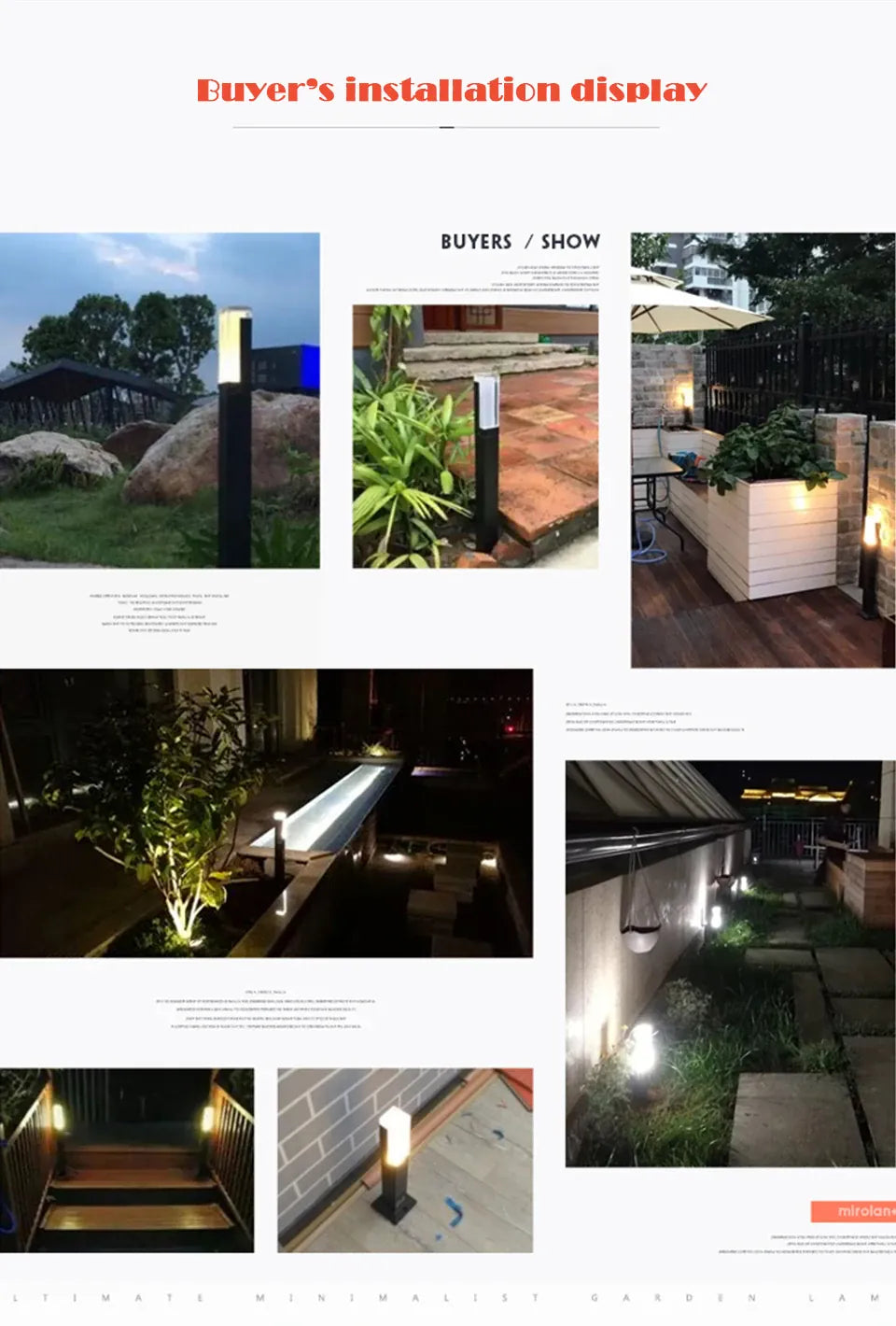 Verthara Premium Modern Aluminium LED Bollard Light IP65 10W
