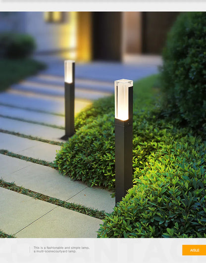 Verthara Premium Modern Aluminium LED Bollard Light IP65 10W