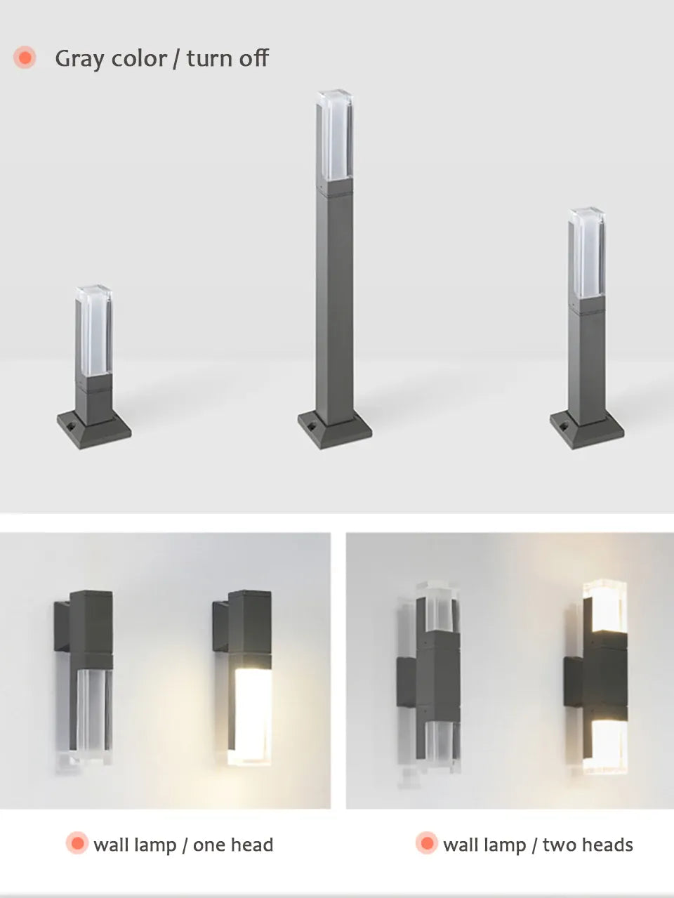 Verthara Premium Modern Aluminium LED Bollard Light IP65 10W