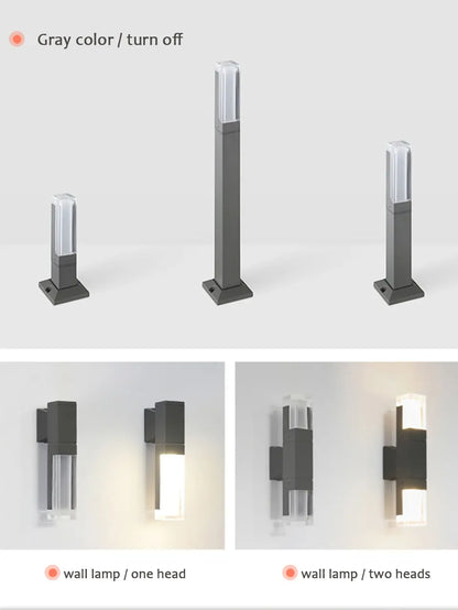 Verthara Premium Modern Aluminium LED Bollard Light IP65 10W