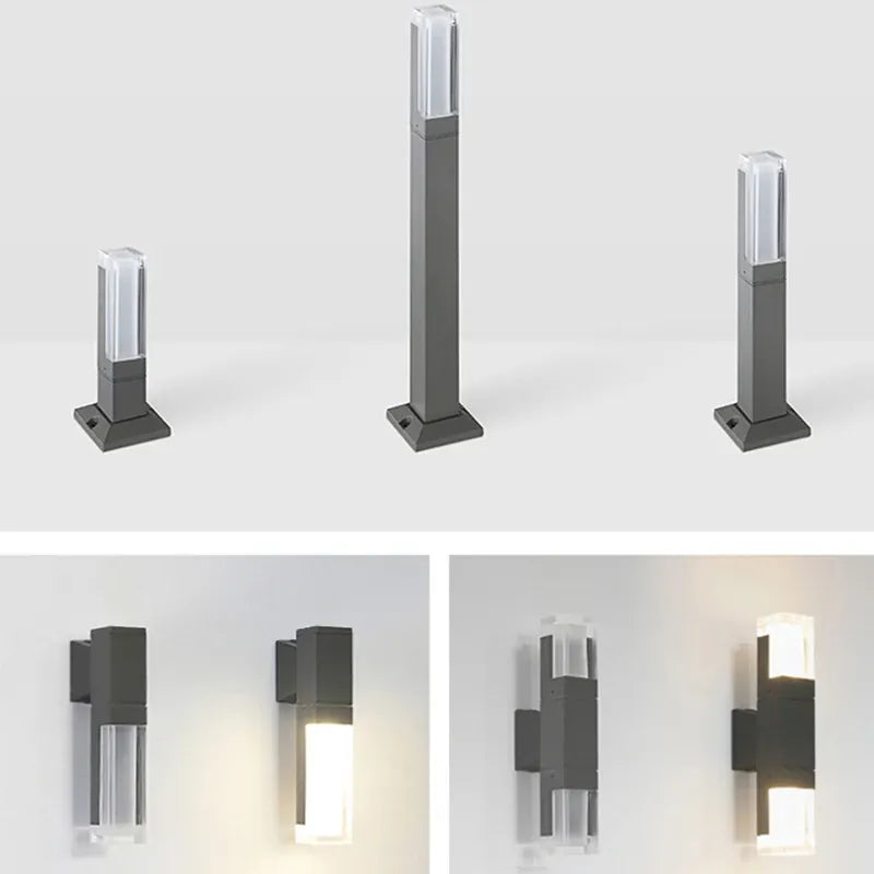 Verthara Premium Modern Aluminium LED Bollard Light IP65 10W