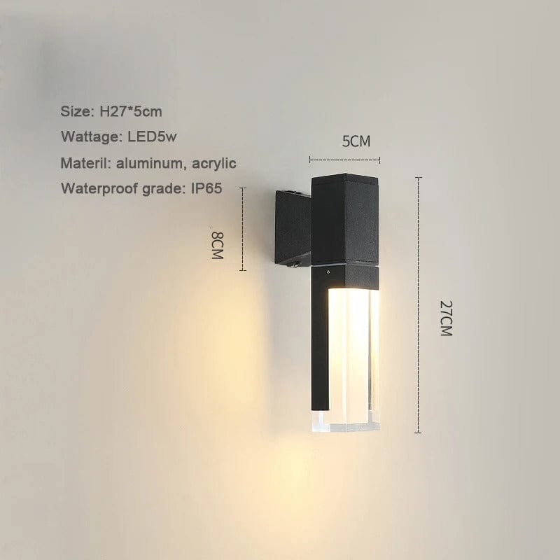 Verthara Premium Modern Aluminium LED Bollard Light IP65 10W