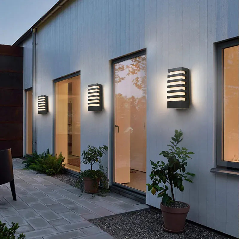 Verthara Premium Modern Aluminium LED Outdoor Wall Light IP54