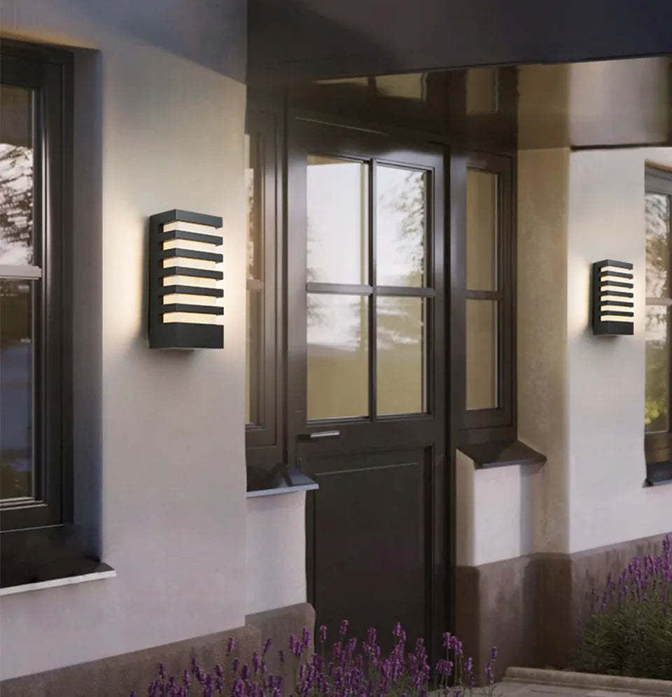 Verthara Premium Modern Aluminium LED Outdoor Wall Light IP54