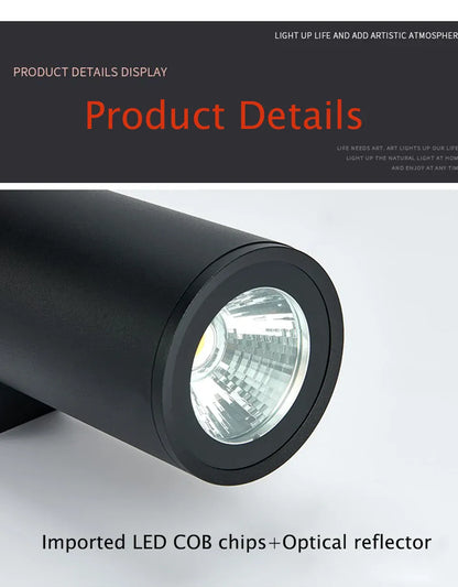 Verthara Premium Modern Aluminium LED Outdoor Wall Light IP67 Rated