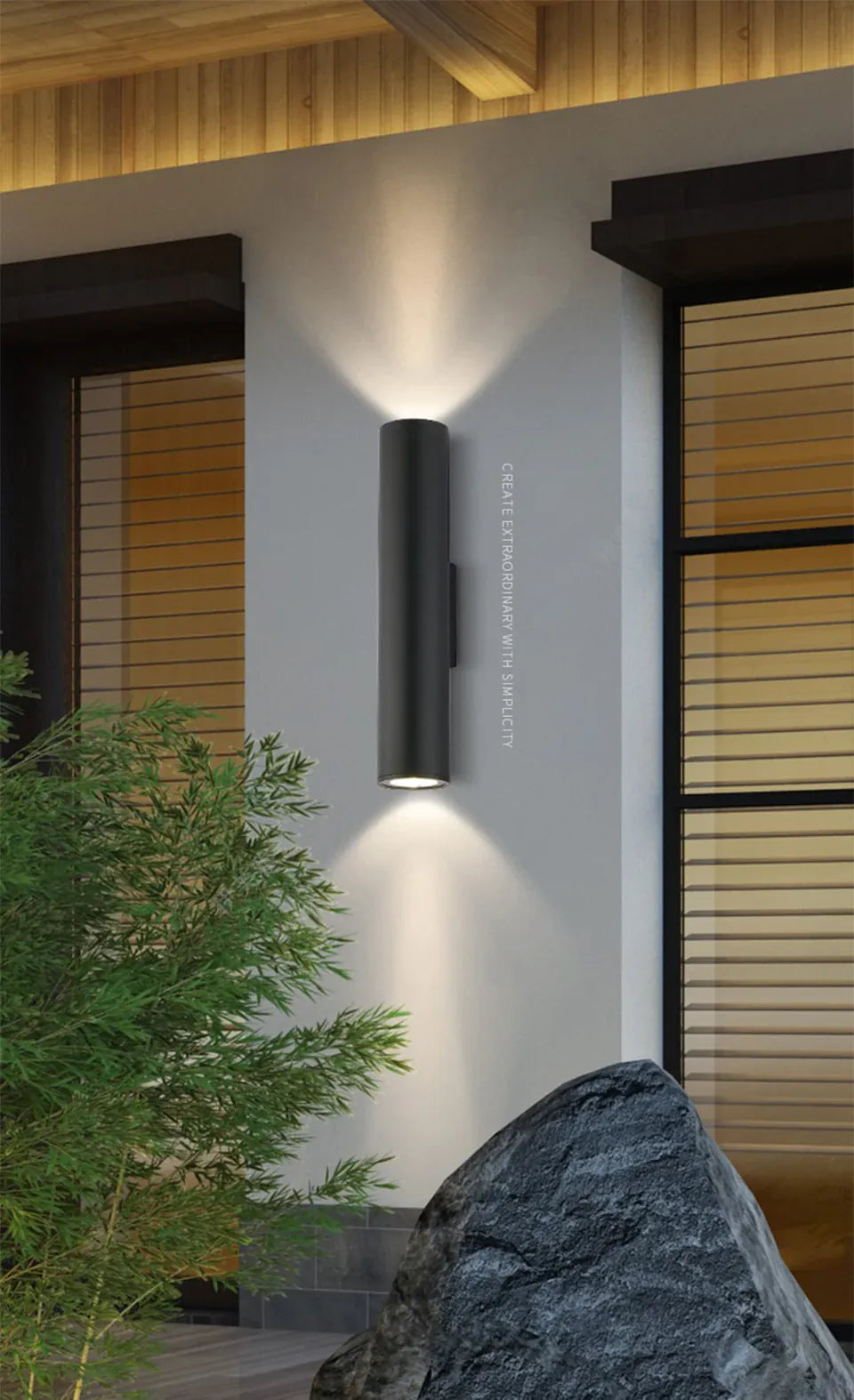 Verthara Premium Modern Aluminium LED Outdoor Wall Light IP67 Rated