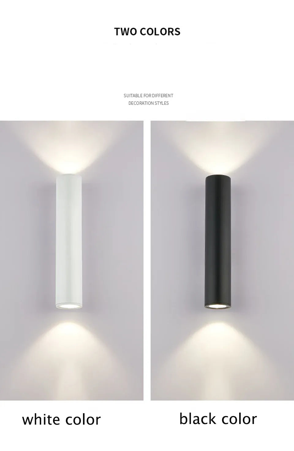 Verthara Premium Modern Aluminium LED Outdoor Wall Light IP67 Rated