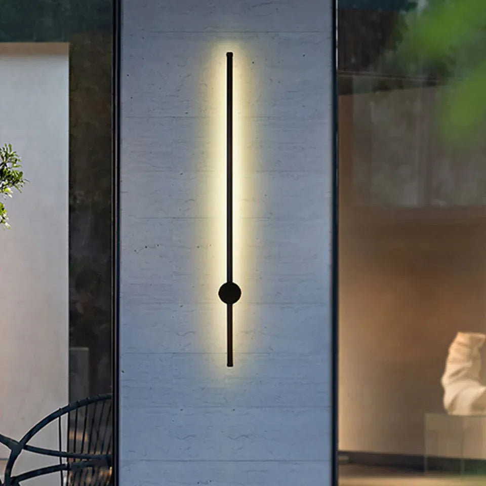 Verthara Premium Modern Aluminium Linear Outdoor Wall Light IP65