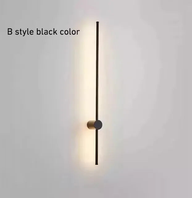 Verthara Premium Modern Aluminium Linear Outdoor Wall Light IP65 cool white / B style / 40cm 8w