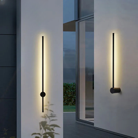 Verthara Premium Modern Aluminium Linear Outdoor Wall Light IP65