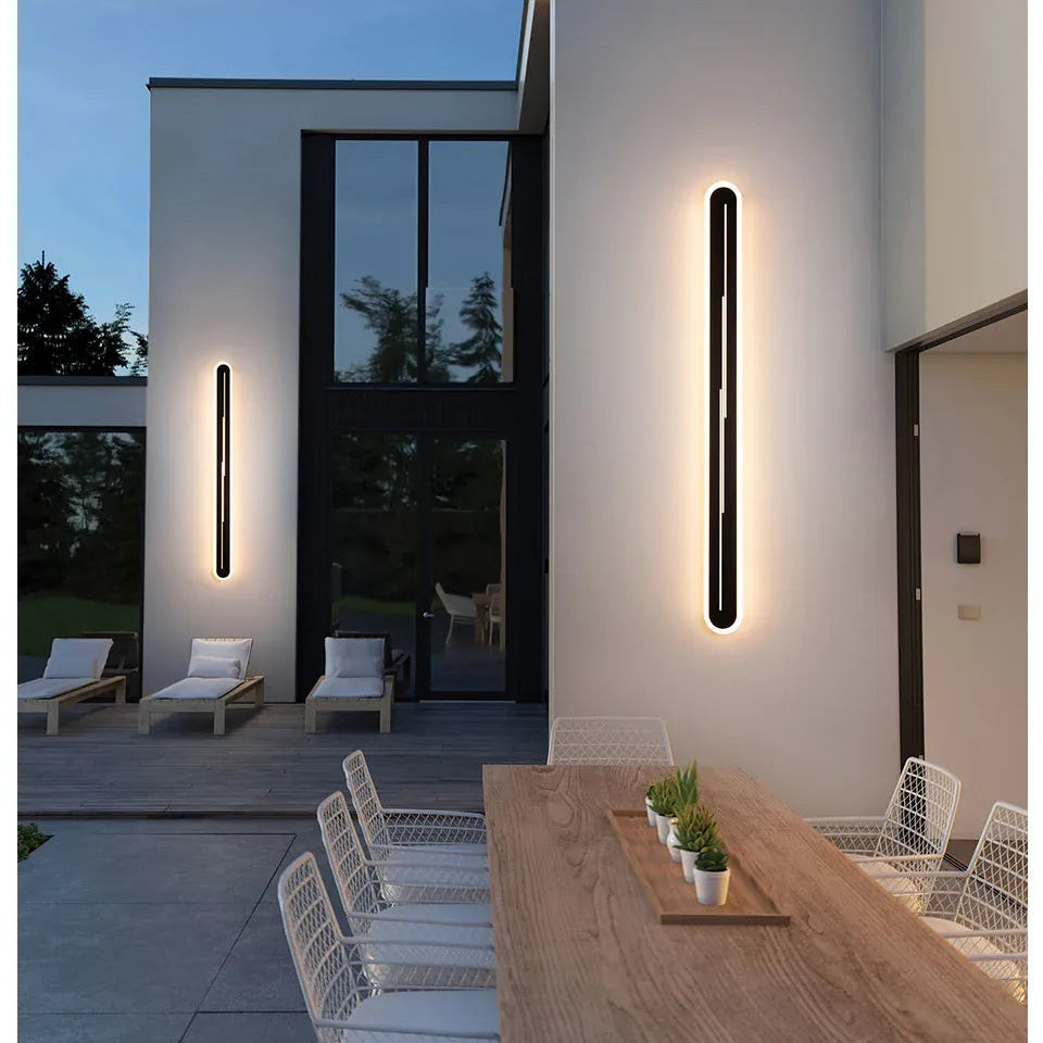 Verthara Premium Modern Aluminium Outdoor Wall Light Dimmable IP65