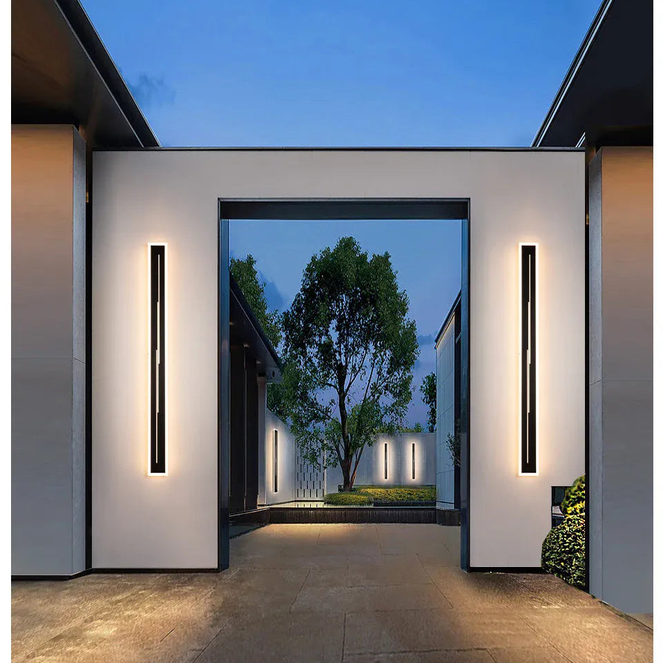 Verthara Premium Modern Aluminium Outdoor Wall Light Dimmable IP65