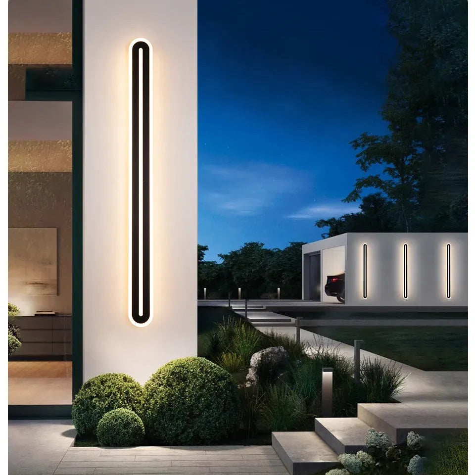 Verthara Premium Modern Aluminium Outdoor Wall Light Dimmable IP65