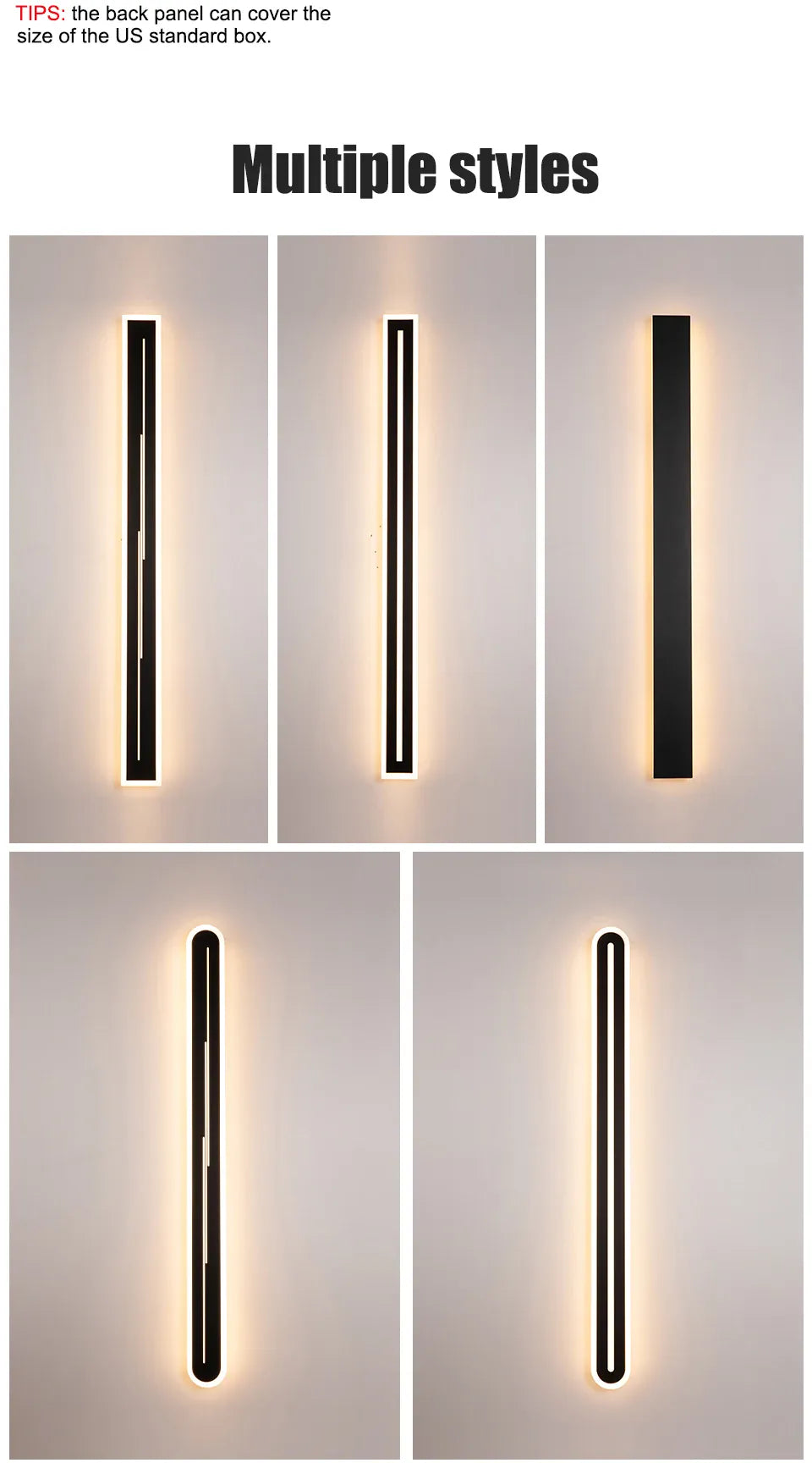 Verthara Premium Modern Aluminium Outdoor Wall Light Dimmable IP65