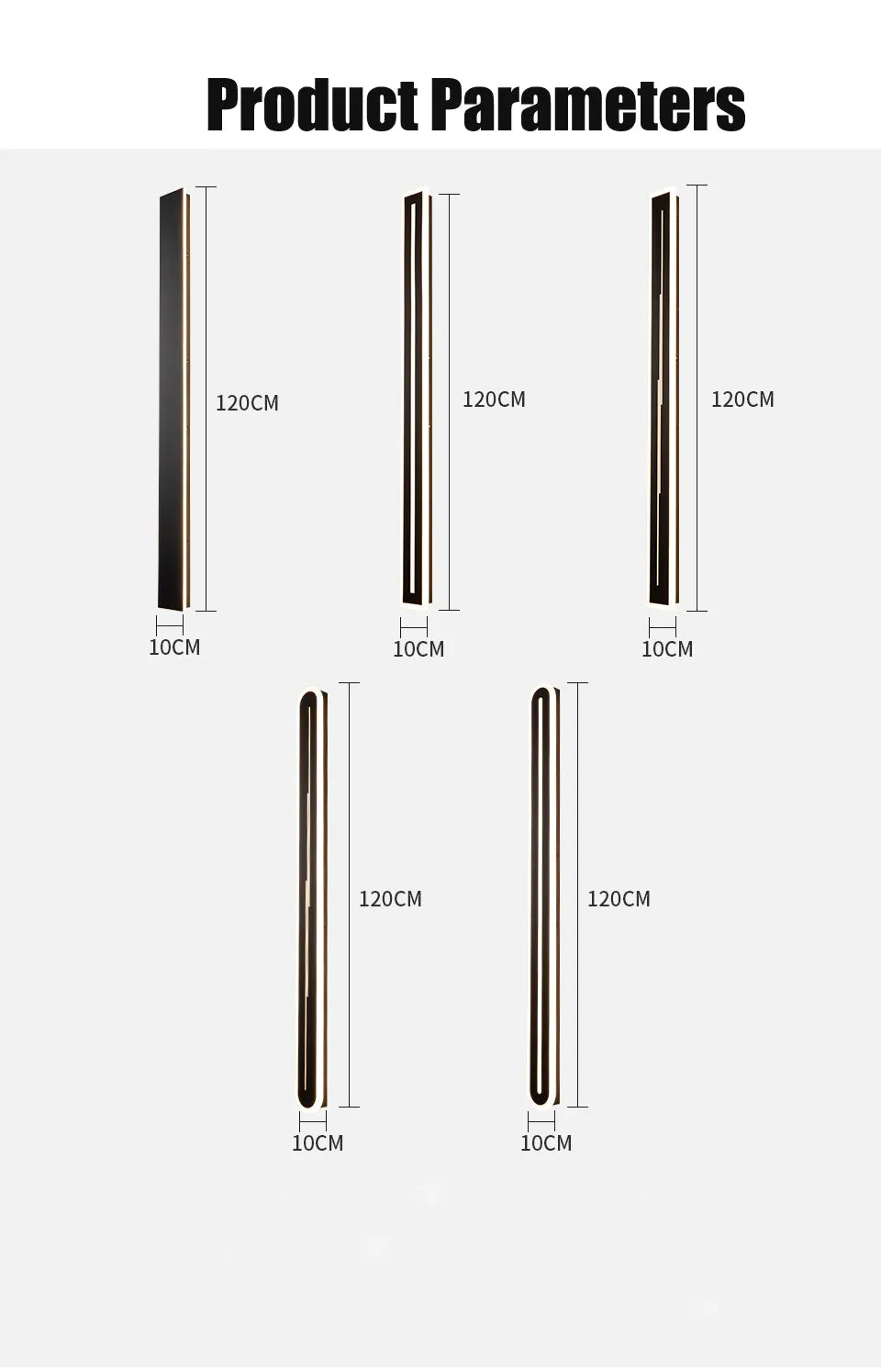 Verthara Premium Modern Aluminium Outdoor Wall Light Dimmable IP65