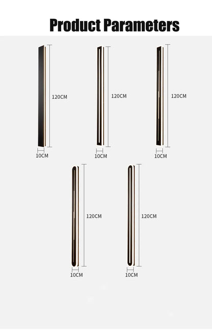 Verthara Premium Modern Aluminium Outdoor Wall Light Dimmable IP65