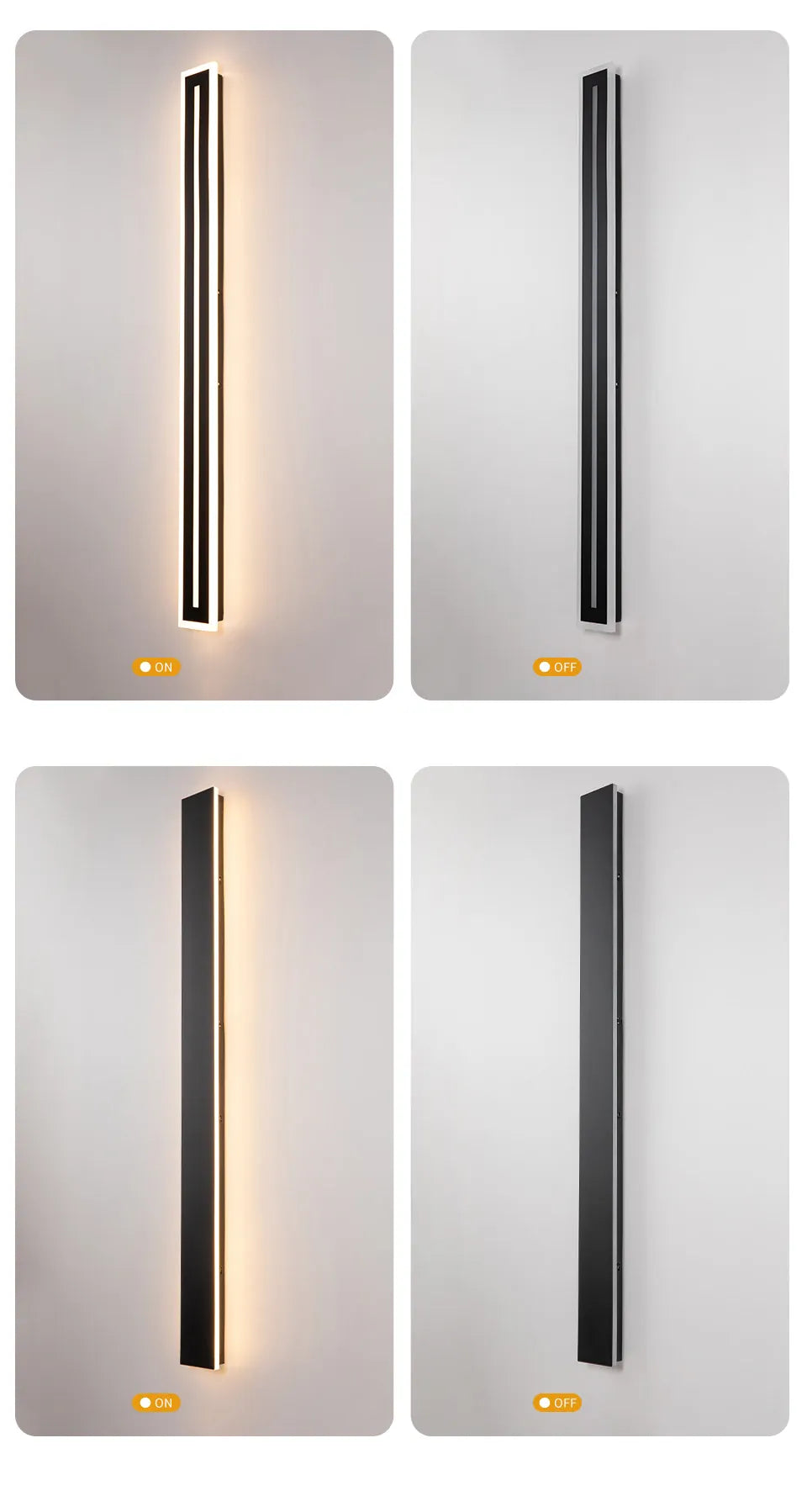 Verthara Premium Modern Aluminium Outdoor Wall Light Dimmable IP65