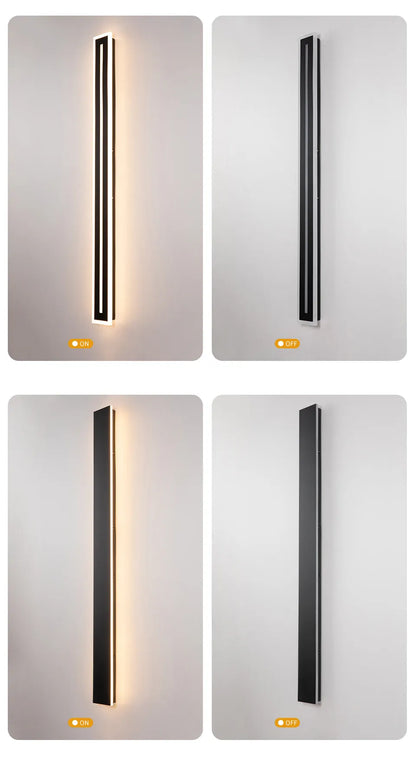 Verthara Premium Modern Aluminium Outdoor Wall Light Dimmable IP65