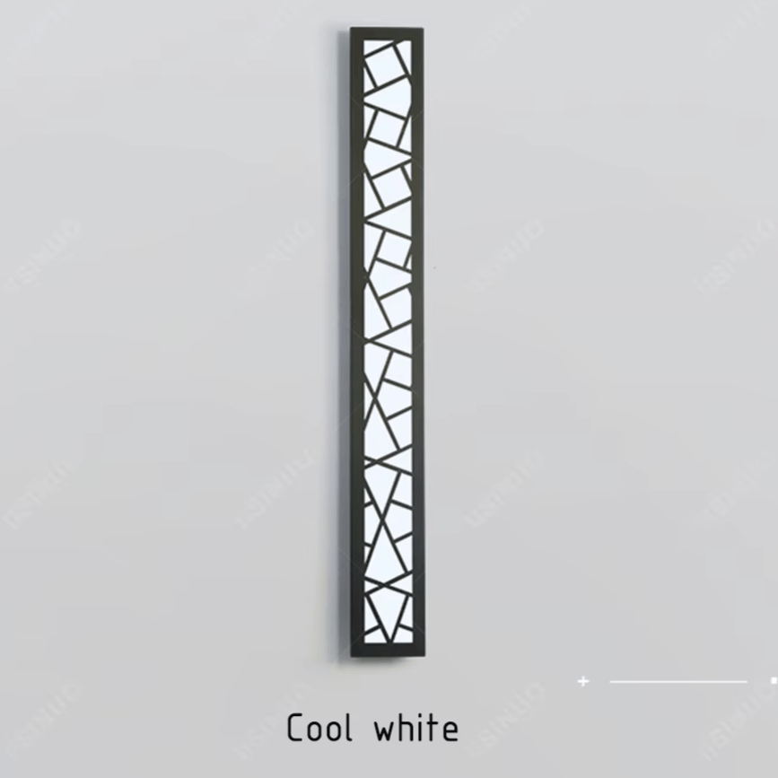 Verthara Premium Modern Aluminium Tall Outdoor Wall Light IP65 Dimmable