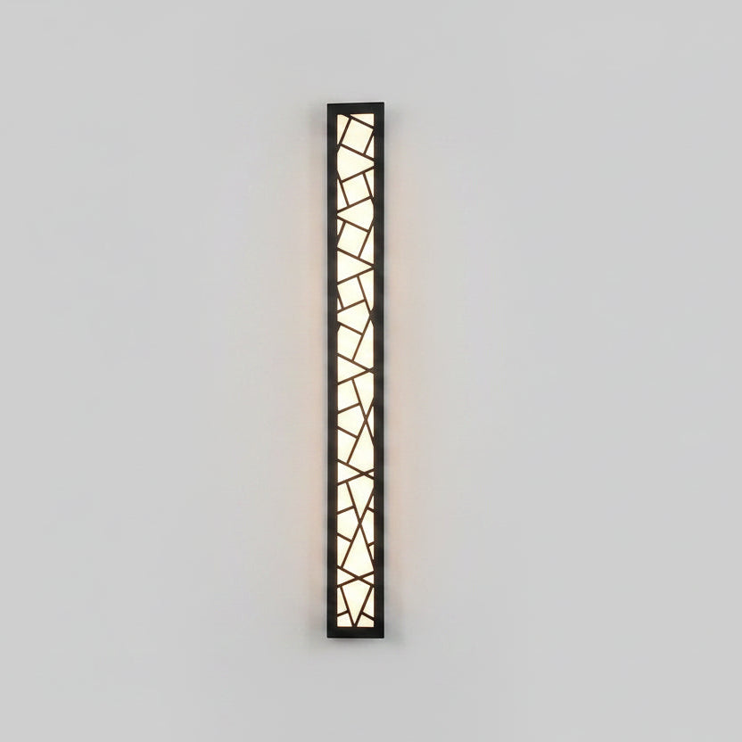 Verthara Premium Modern Aluminium Tall Outdoor Wall Light IP65 Dimmable