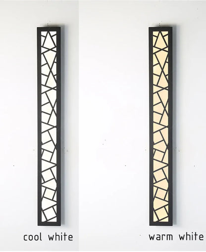 Verthara Premium Modern Aluminium Tall Outdoor Wall Light IP65 Dimmable