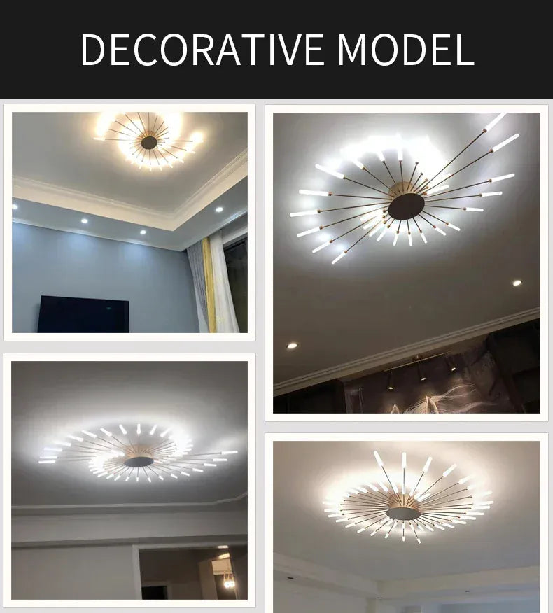 Verthara Premium Modern Art Frame LED Ceiling Light