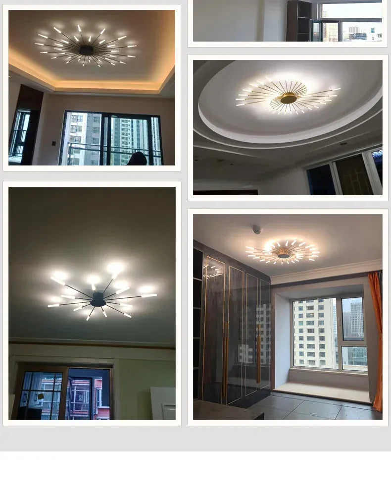 Verthara Premium Modern Art Frame LED Ceiling Light